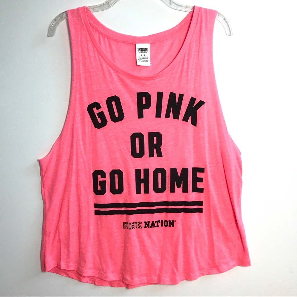 NEW VS Pink tank top sz L